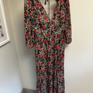 Buddy Love Vibrant Floral Long Sleeve Dress